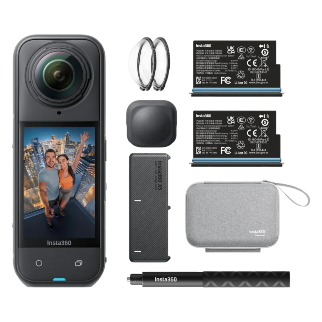 CÁMARA INSTA 360 X5 COMBO ESENTTIALS BUNDLE