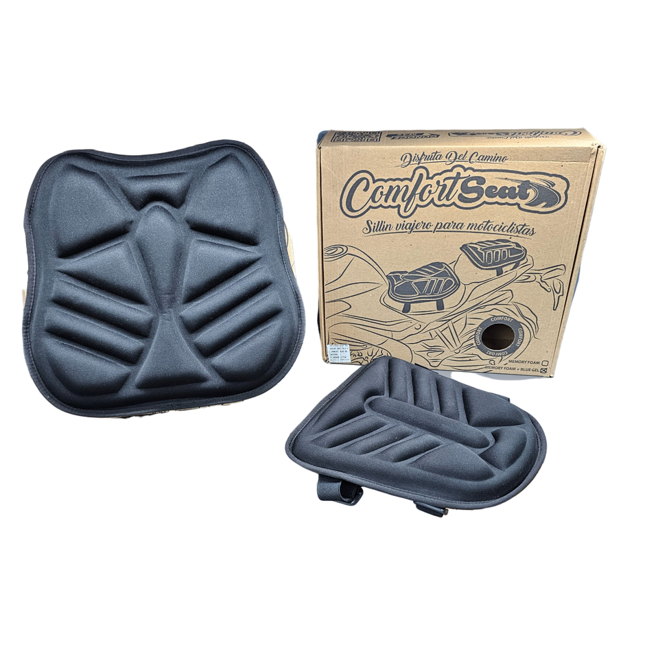 PAR DE COJINES PARA ASIENTO DE MOTO O COMFORT SEAT (GEL)