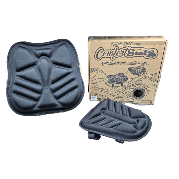 PAR DE COJINES PARA ASIENTO DE MOTO O COMFORT SEAT (GEL)