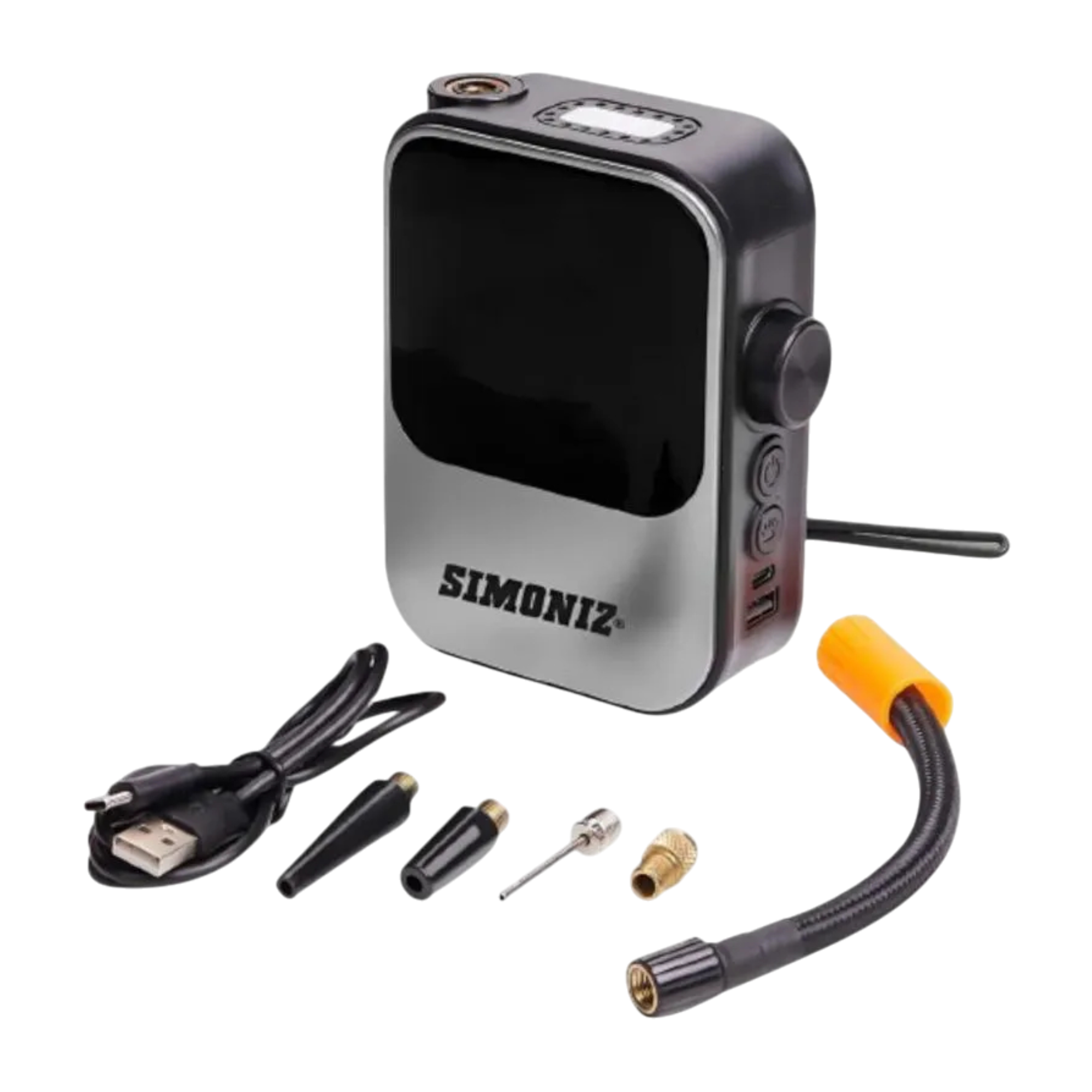 COMPRESOR DE AIRE O INFLADOR DE LLANTAS PORTATIL SIMONIZ