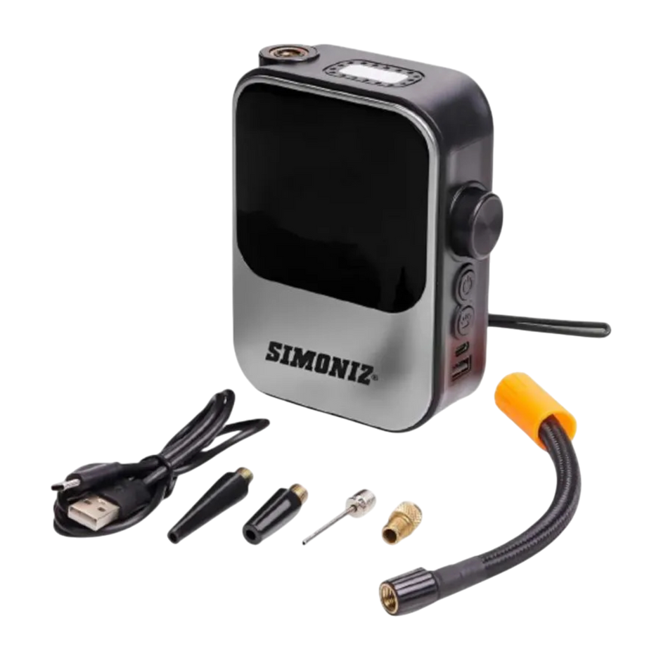 COMPRESOR DE AIRE O INFLADOR DE LLANTAS PORTATIL SIMONIZ