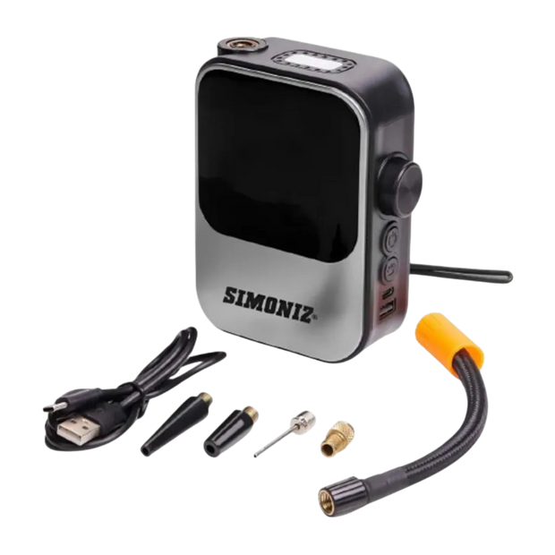 COMPRESOR DE AIRE O INFLADOR DE LLANTAS PORTATIL SIMONIZ