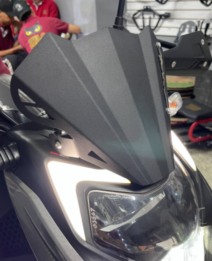 CUPULA EN ACERO TVS APACHE 160/200 4V PEQUEÑA