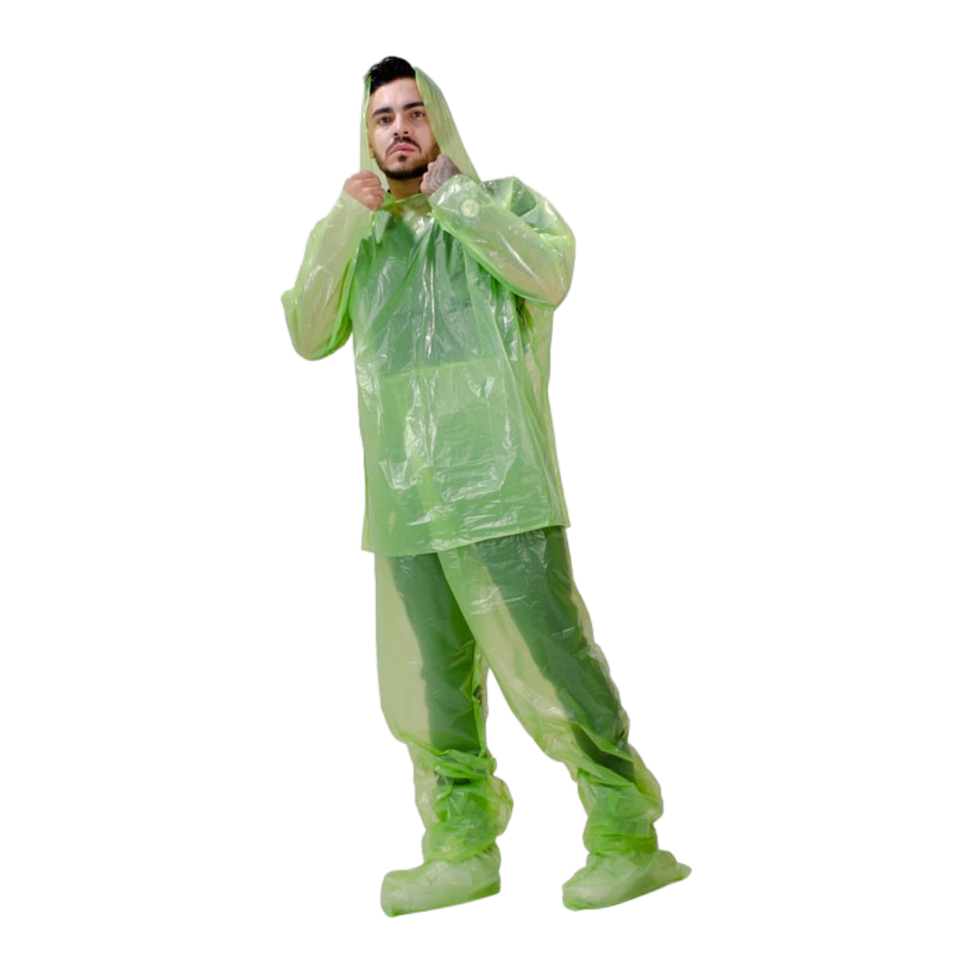IMPERMEABLE DESECHABLE ECONOMICO (SUJETO A DISPONIBILIDAD DE COLOR)