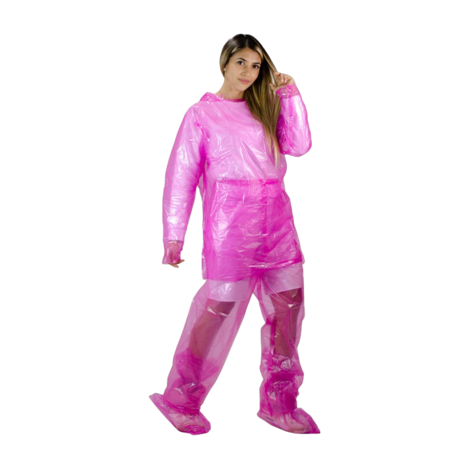 IMPERMEABLE DESECHABLE ECONOMICO (SUJETO A DISPONIBILIDAD DE COLOR)