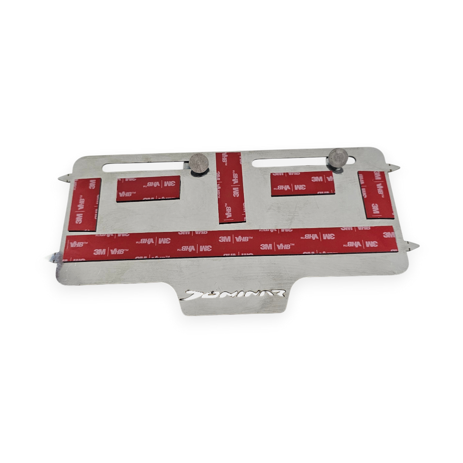 PORTA PLACA EN ACERO FLOTANTE SIN PERFORAR BAJAJ DOMINAR