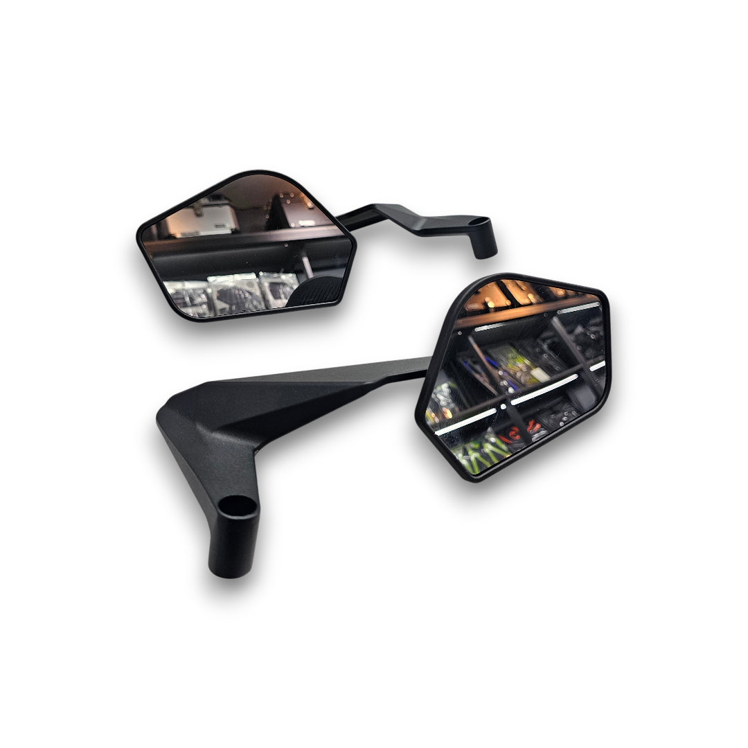 PAR ESPEJOS TIPO ALERON STEALTH MAX VECTOR NEGRO MATE