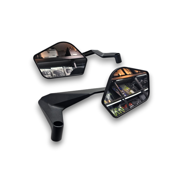 PAR ESPEJOS TIPO ALERON STEALTH MAX VECTOR NEGRO MATE