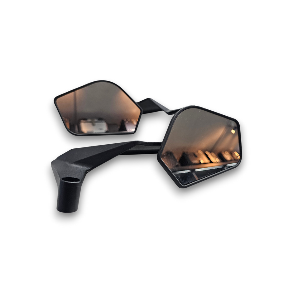 PAR ESPEJOS TIPO ALERON STEALTH MAX VECTOR NEGRO MATE