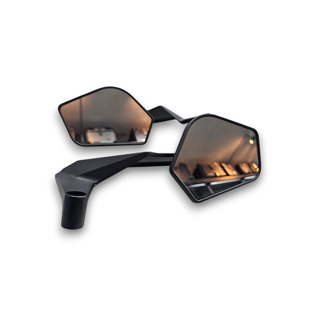 PAR ESPEJOS TIPO ALERON STEALTH MAX VECTOR NEGRO MATE