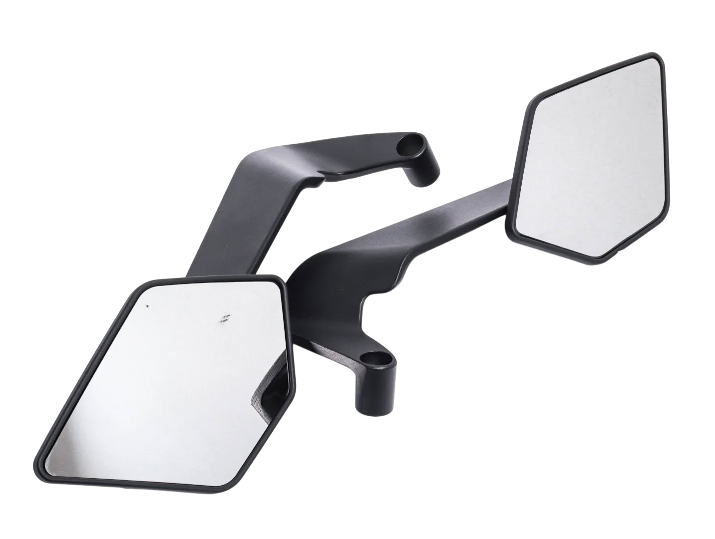 PAR ESPEJOS TIPO ALERON STEALTH MAX NEGRO MATE