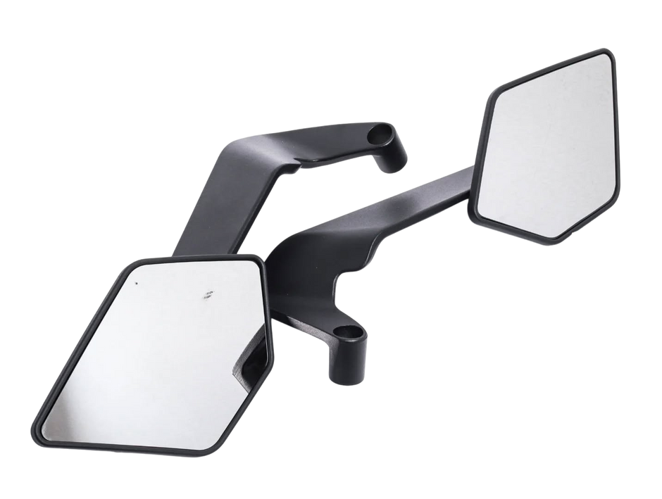 PAR ESPEJOS TIPO ALERON STEALTH MAX NEGRO MATE