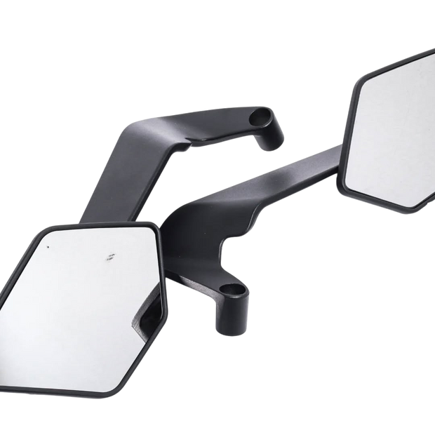 PAR ESPEJOS TIPO ALERON STEALTH MAX NEGRO MATE