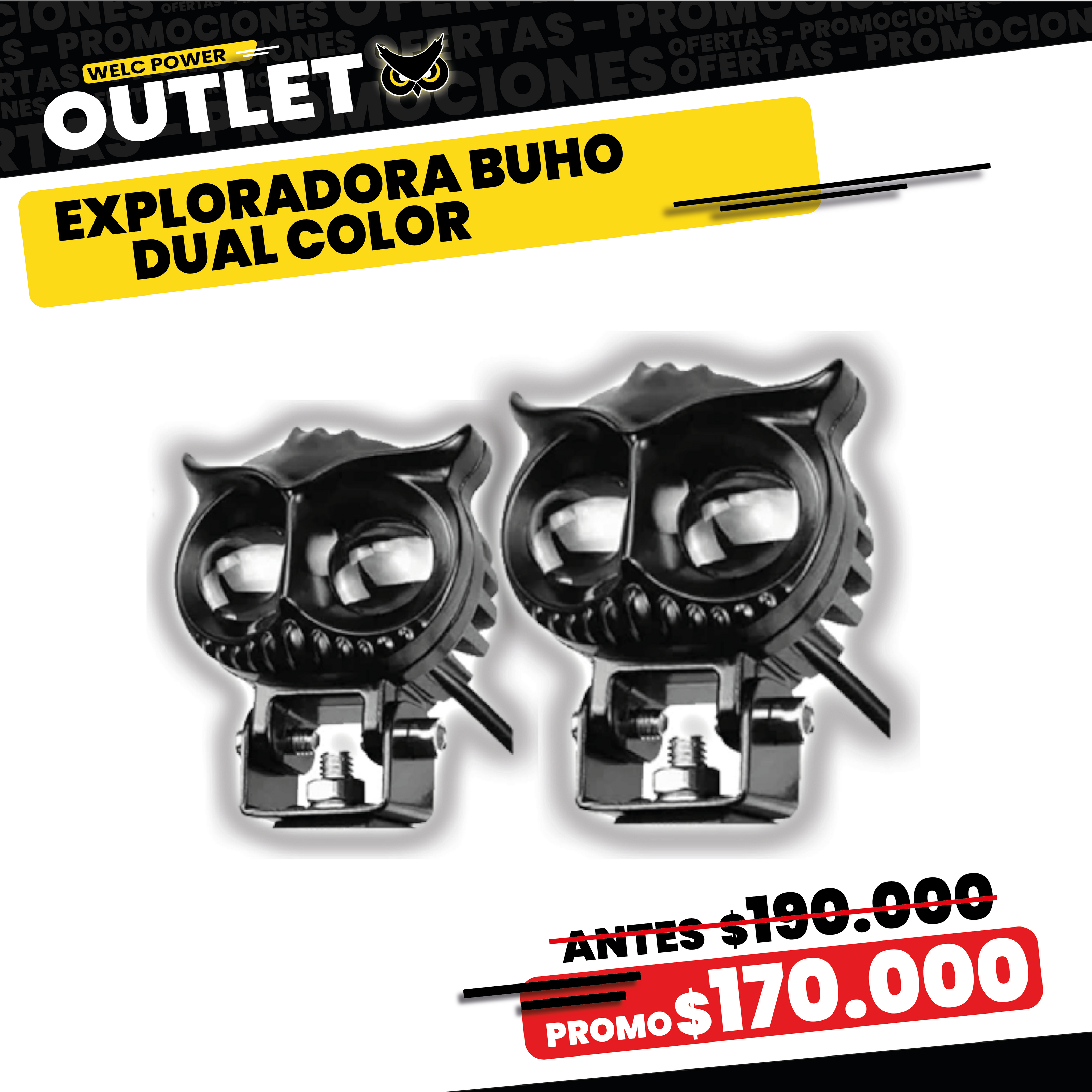 EXPLORADORAS TIPO BÚHO (PAR)