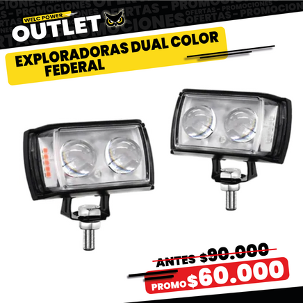 EXPLORADORAS DOBLE LENTE CON FUNCIÓN FEDERAL ECONÓMICAS (PAR)