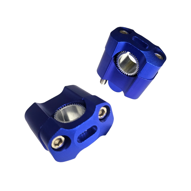 PAR EXTENSORES RECTOS DE MANUBRIO ALUMINIO + CALZAS