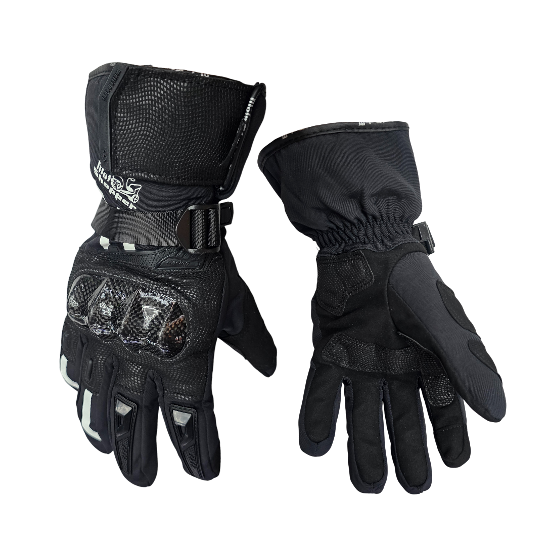 PAR GUANTES IMPERMEABLES TIPO FIBRA DE CARBONO A-728