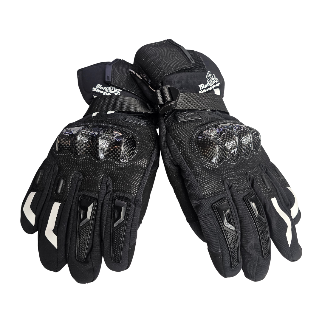PAR GUANTES IMPERMEABLES TIPO FIBRA DE CARBONO A-728