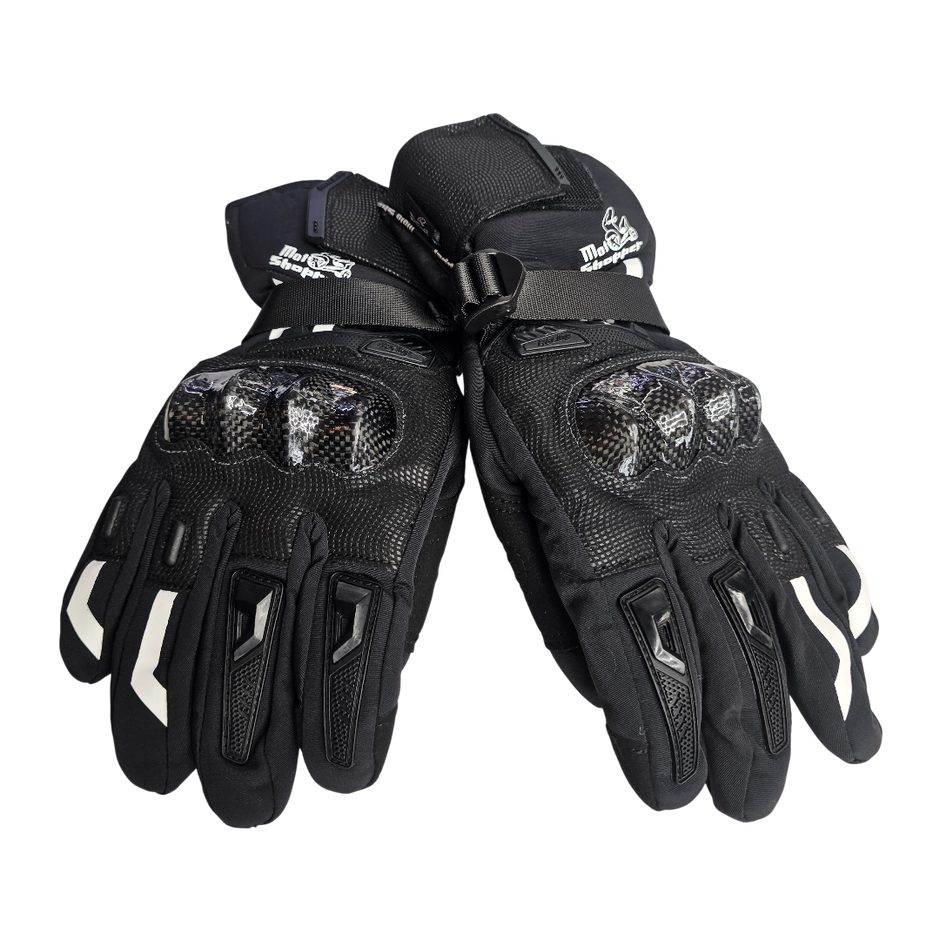 PAR GUANTES IMPERMEABLES TIPO FIBRA DE CARBONO A-728