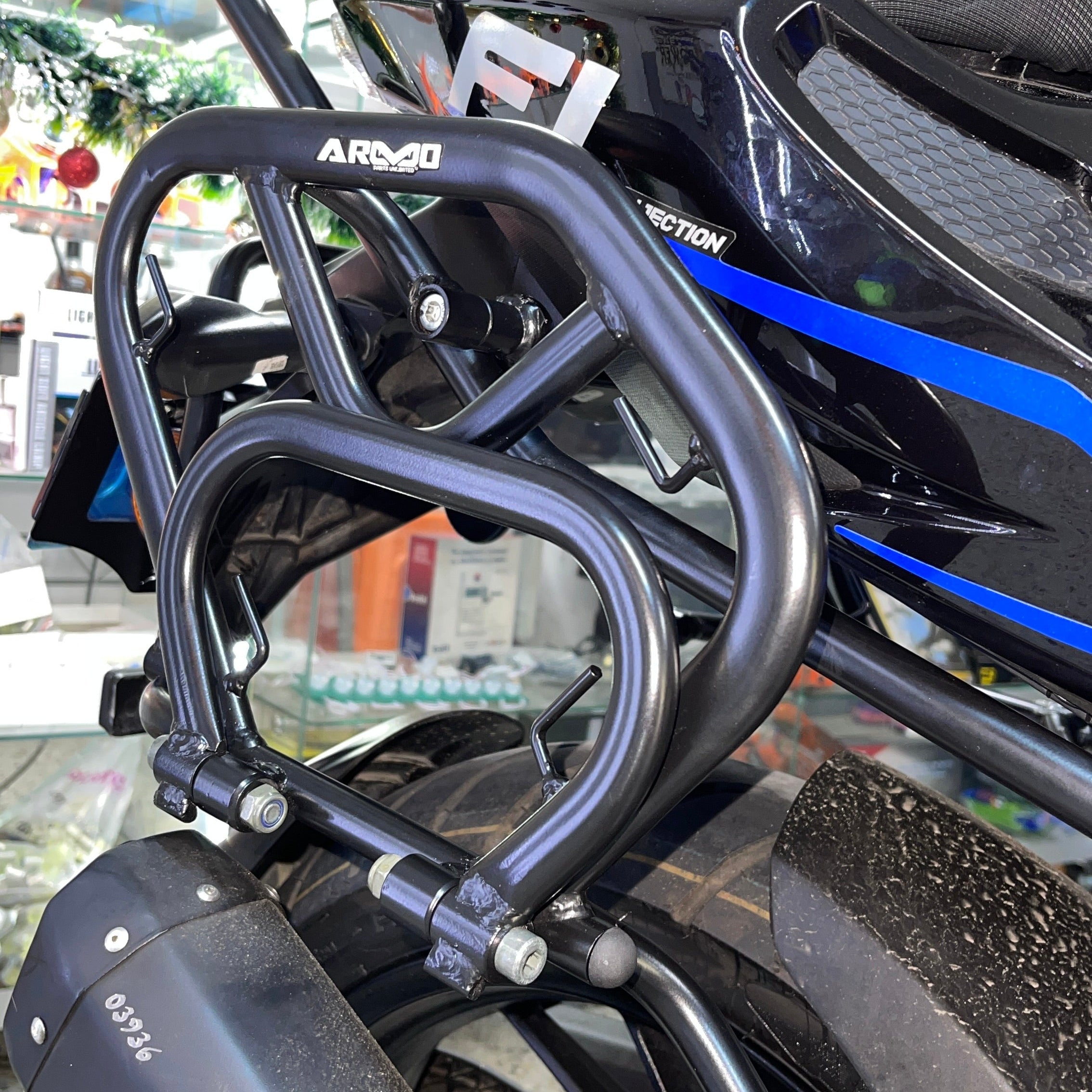 PORTA ALFORJAS ARMO TVS APACHE 200