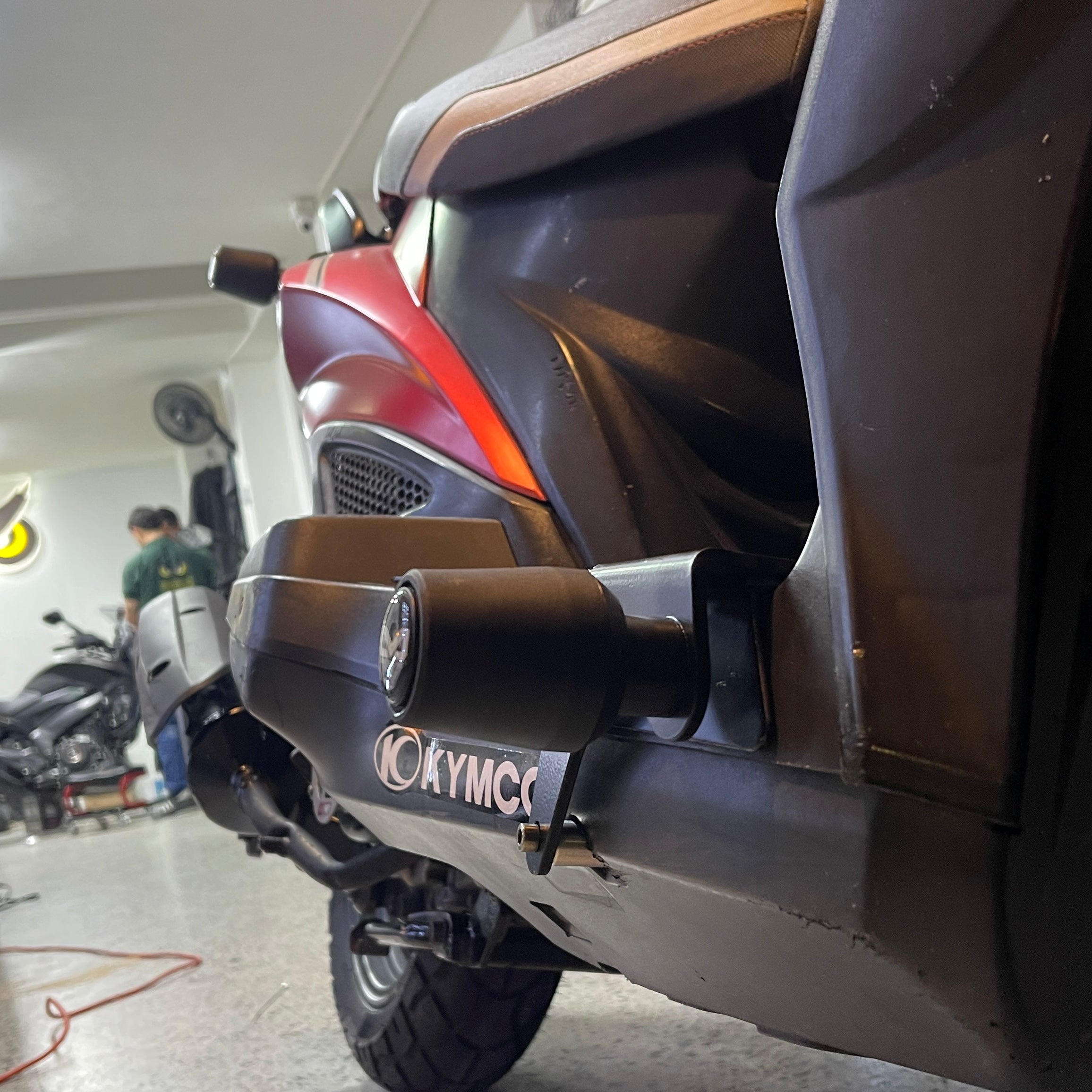 DEFENSAS CON SLIDERS ARMO AGILITY RS/GO 125 DELANTERO Y TRASERO