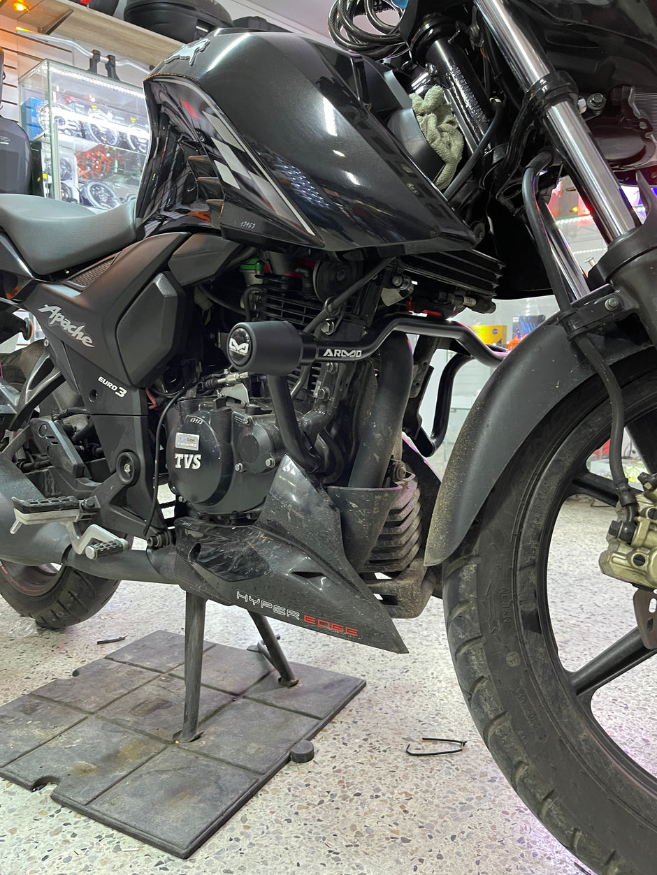 BARRA DE PROTECCIÓN CON SLIDER ARMO TVS APACHE 160/200 4V
