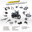 ARMADURA - KIT EN ACERO BAJAJ PULSAR NS 200 UG - 2 (CON BARRAS INVERTIDAS)