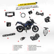 ARMADURA - KIT EN ACERO SUZUKI VSTROM 160
