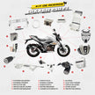 ARMADURA - KIT EN ACERO SUZUKI GIXXER 250 FI