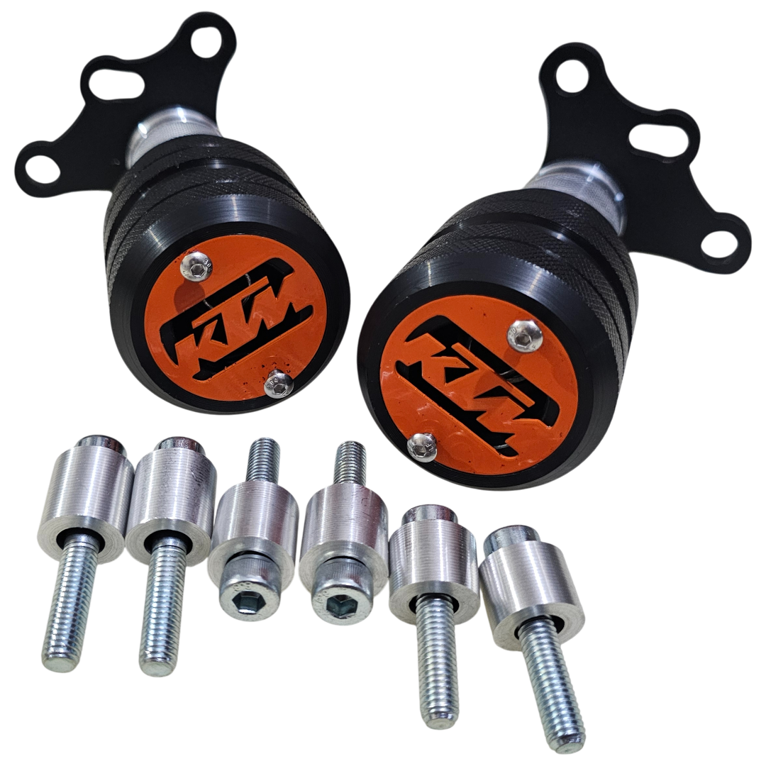 SLIDERS DE ALTO IMPACTO KTM DUKE 200/250/390 NG 3 PUNTOS DE APOYO