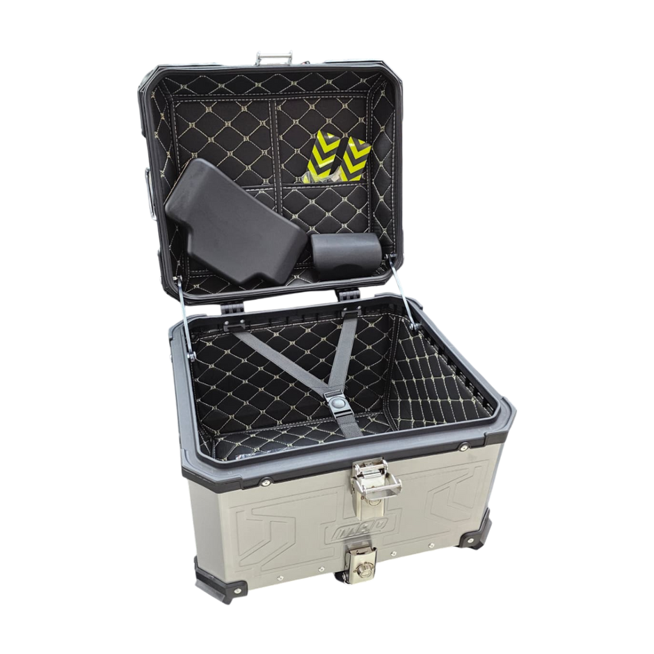 MALETERO 55 LITROS IMPORTADO ALUMINIO