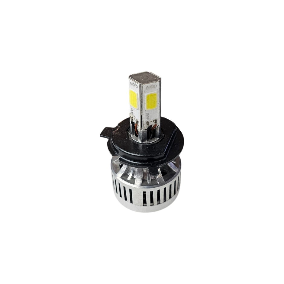 BOMBILLO LED BLANCO MOTOLED 4 CARAS (UNIDAD) 6.000 LUMENS AC/DC