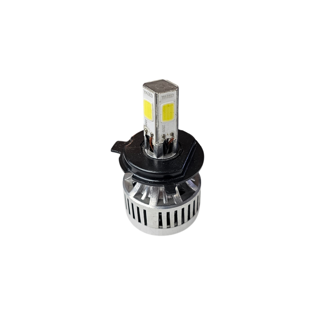 BOMBILLO LED BLANCO MOTOLED 4 CARAS (UNIDAD) 6.000 LUMENS AC/DC