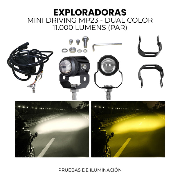 EXPLORADORA MINI DRIVING DUAL COLOR PAR FULL POWER MP 23