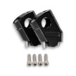PAR EXTENSORES ANGULARES DE MANUBRIO ALUMINIO + CALZAS TIPO RIZOMA
