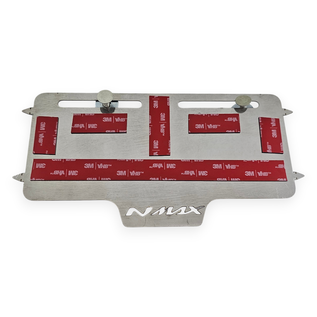 PORTA PLACA EN ACERO FLOTANTE SIN PERFORAR YAMAHA NMAX