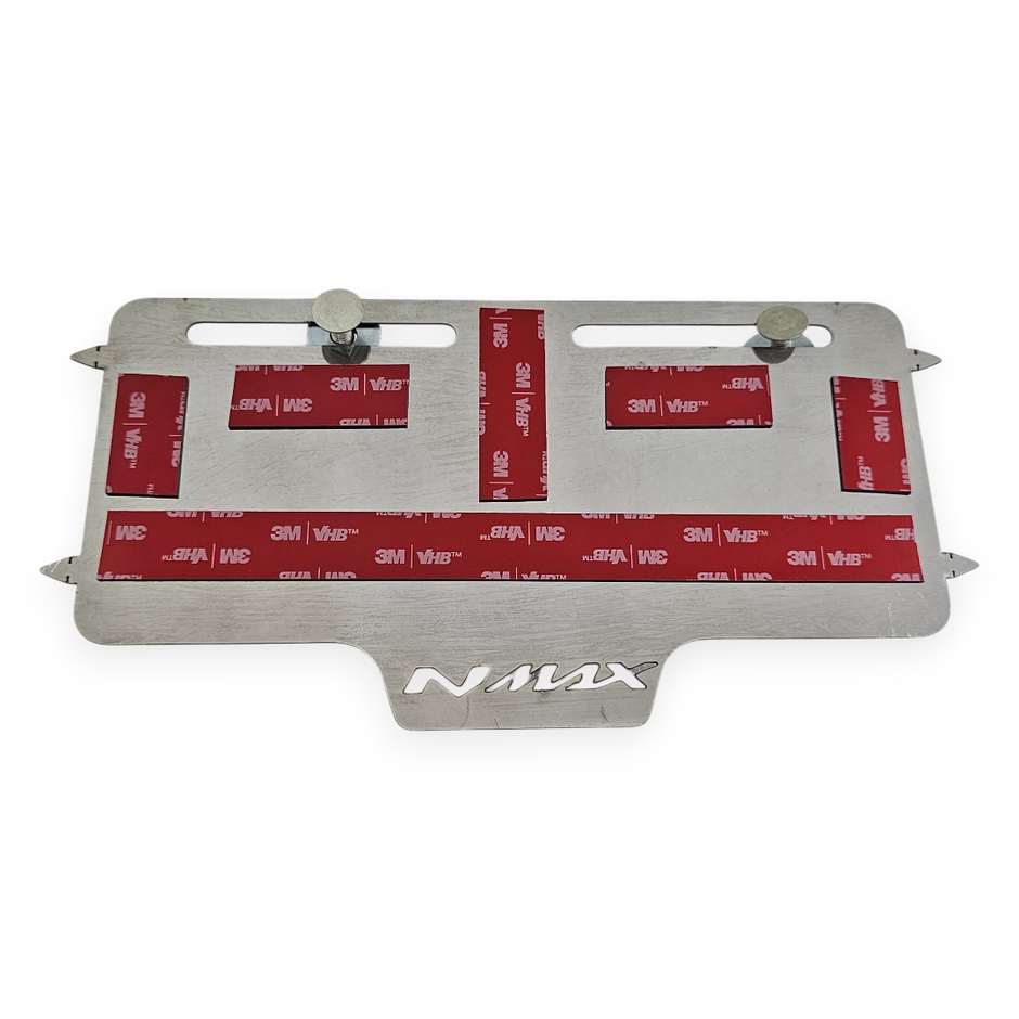 PORTA PLACA EN ACERO FLOTANTE SIN PERFORAR YAMAHA NMAX