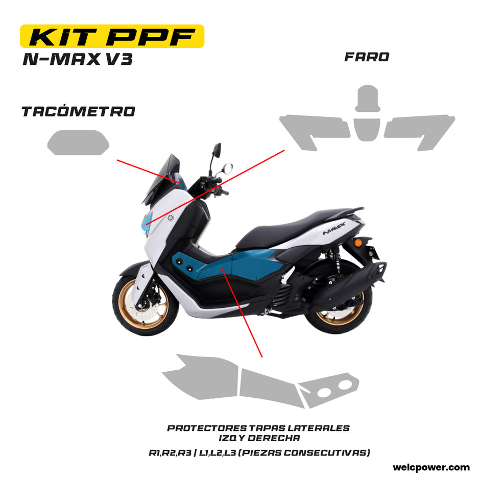 KIT PPF FP YAMAHA NMAX V3 2026