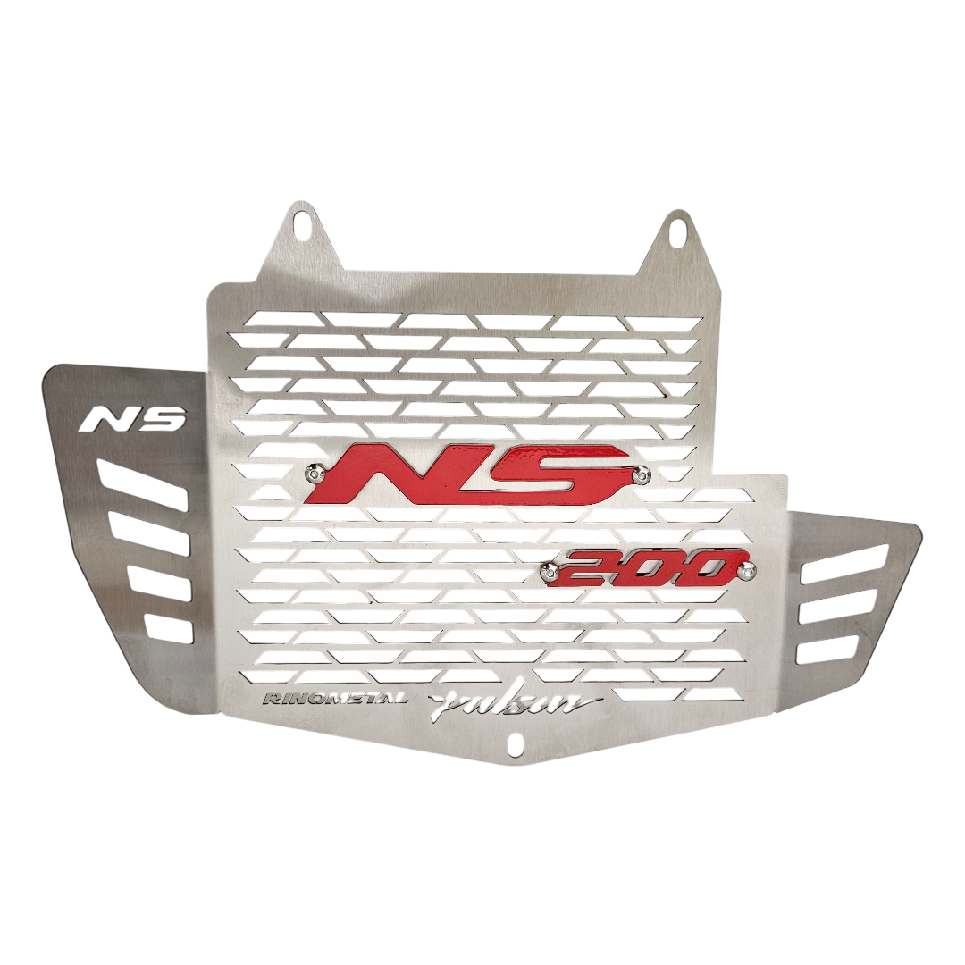 PROTECTOR DE RADIADOR EN ACERO BAJAJ PULSAR NS 200