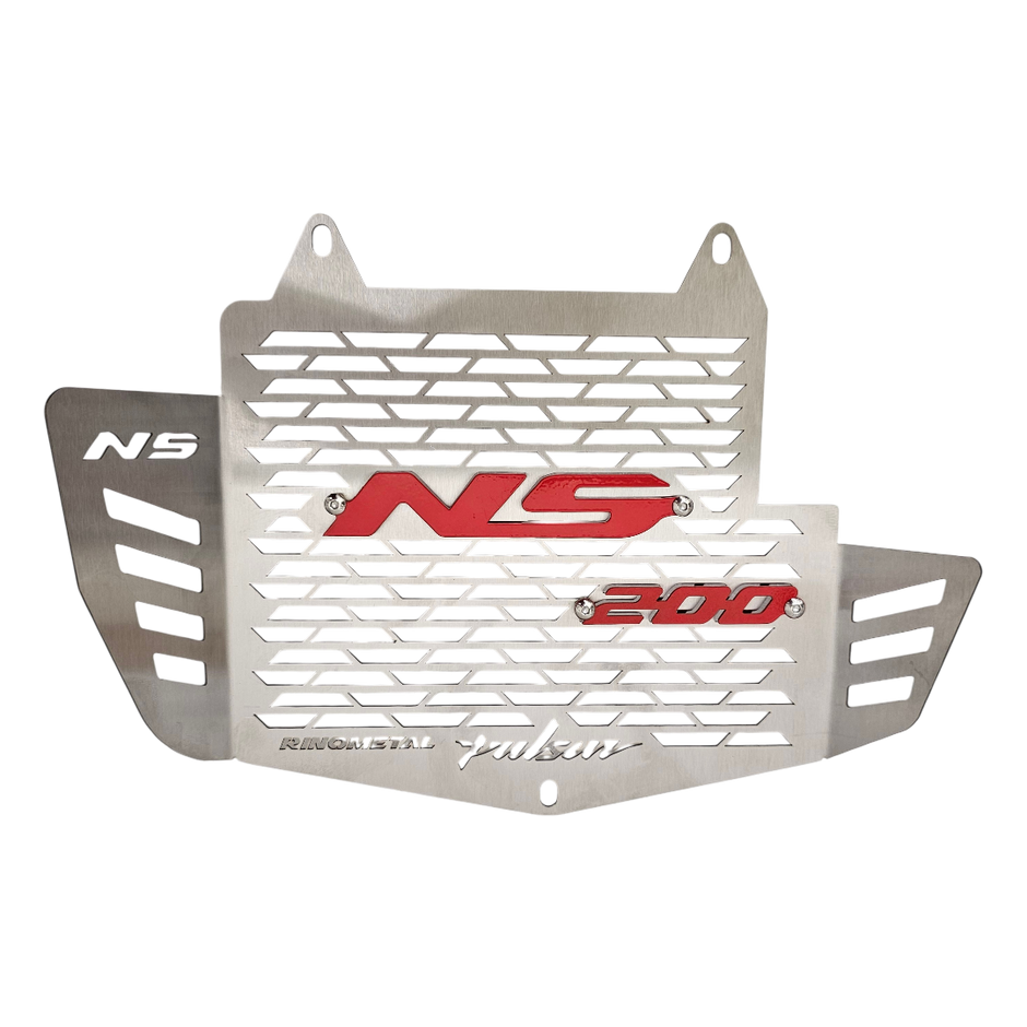 PROTECTOR DE RADIADOR EN ACERO BAJAJ PULSAR NS 200