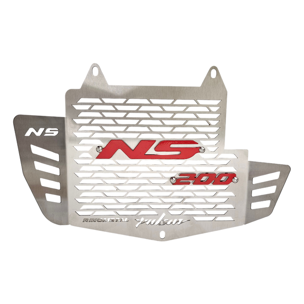 PROTECTOR DE RADIADOR EN ACERO BAJAJ PULSAR NS 200