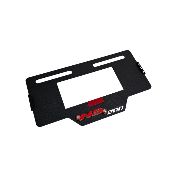 PORTA PLACA EN ACERO BAJAJ PULSAR NS 200 UG 2