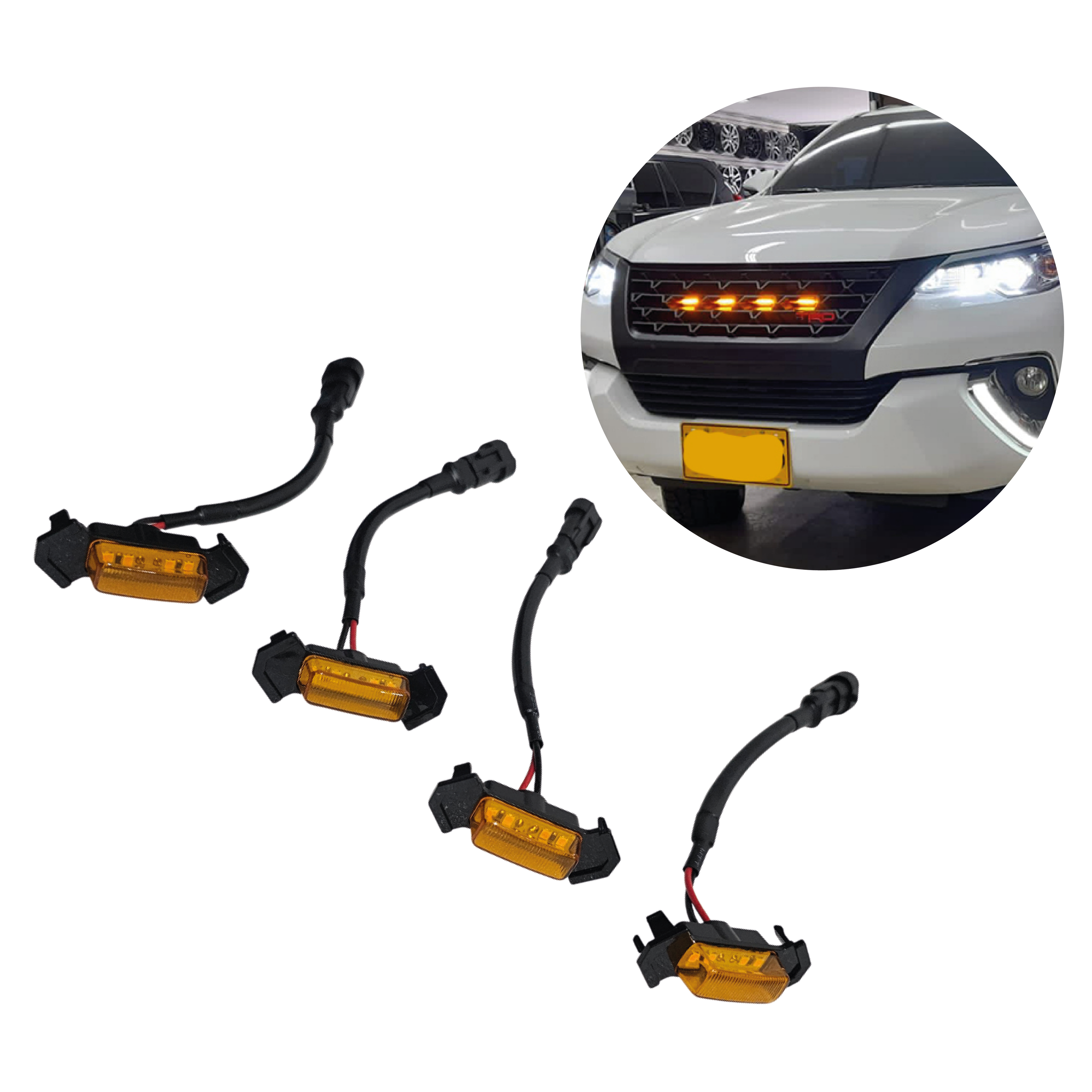 LUCES DE PERSIANA X4 PARA CARRO