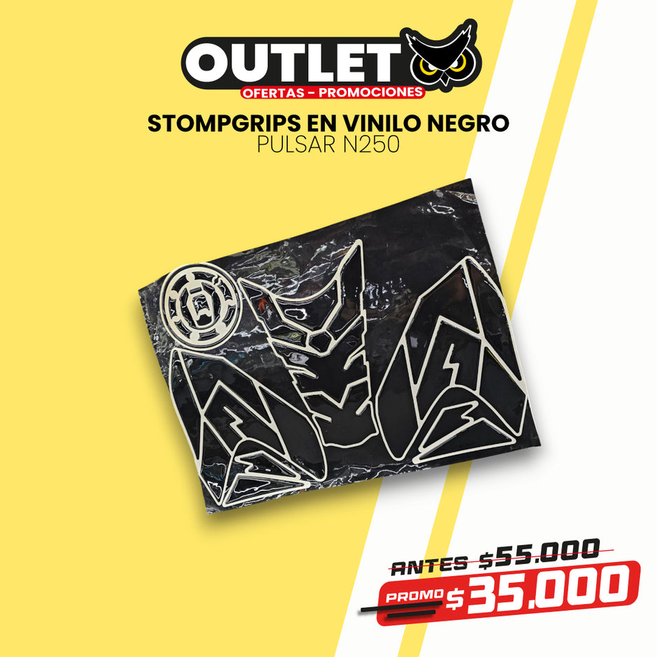 KIT VINILO TIPO STOMPGRIPS SPECIAL EDITION BAJAJ PULSAR N160/N250