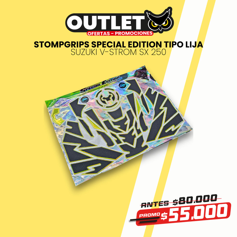 STOMPGRIPS - PROTECTORES DE TANQUE SPECIAL EDITION SUZUKI VSTROM 250 SX (TIPO LIJA)