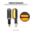PAR DE DIRECCIONALES MINI CUADRADAS FIJAS ZXD-93