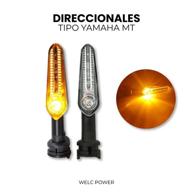 PAR DE DIRECCIONALES TIPO YAMAHA MT