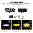 PAR EXPLORADORAS DUAL COLOR 4 LENTES CON CARCASA LINEA ECO