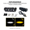 PAR EXPLORADORAS DUAL COLOR 4 LENTES CON CARCASA