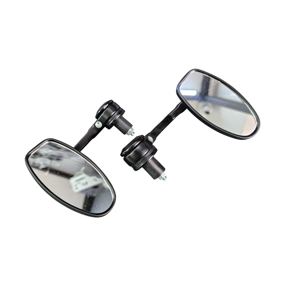 PAR ESPEJOS TIPO CAFE RACER TRIANGULAR